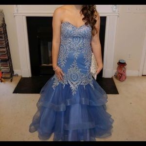 Blue Prom dress